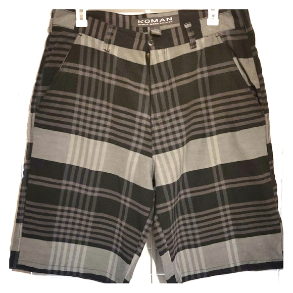 Koman Other - Men's Plaid Cargo Shorts